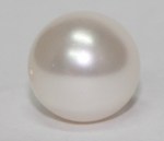 White Half drilled Round Pearl
