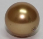 Bright Gold Round Pearl